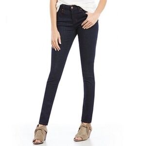 Eileen Fisher | NWT Indigo Blue Dark Denim Skinny Organic Cotton Blend Jeans 2
